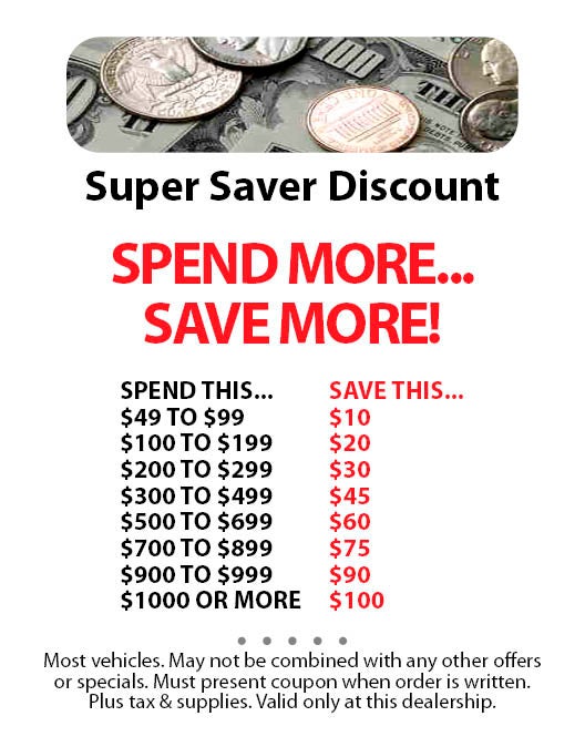 Super Saver Discount