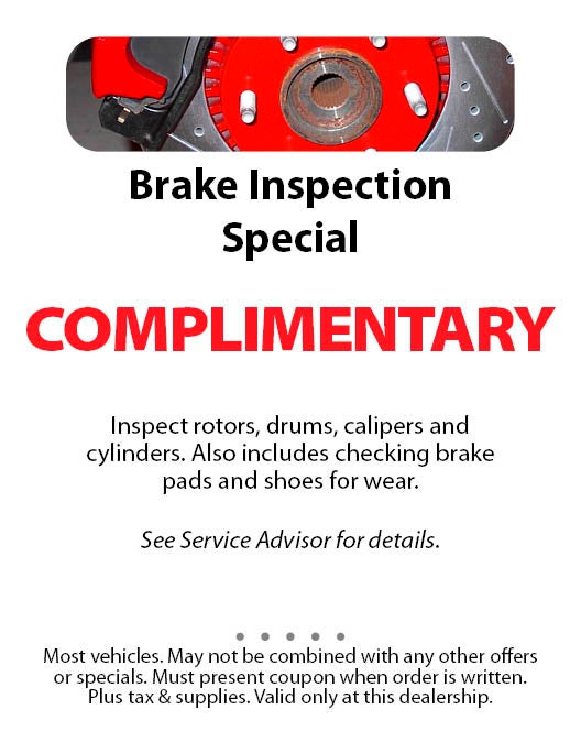 Brake Inspection Special