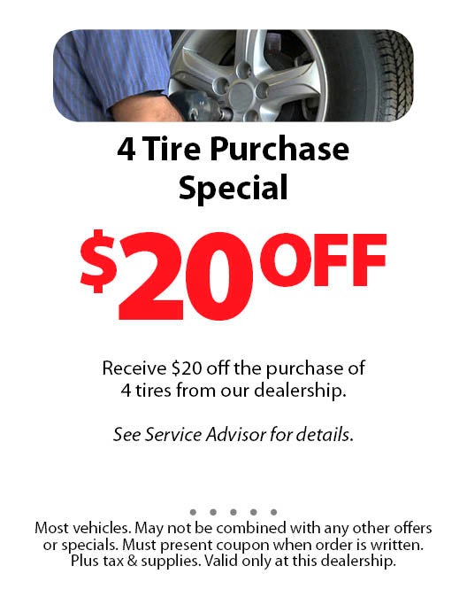4 Tire Purchase Special